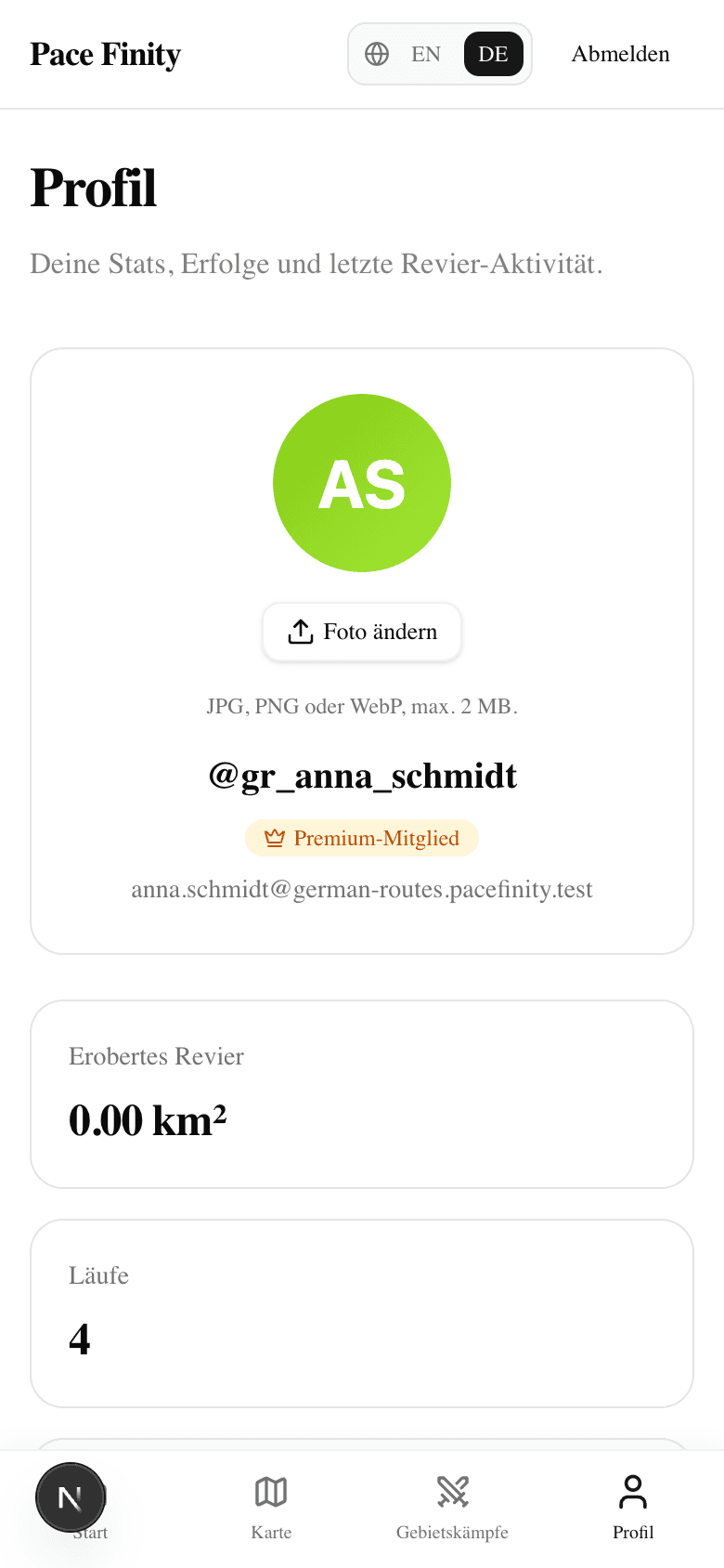 Profil & Statistiken